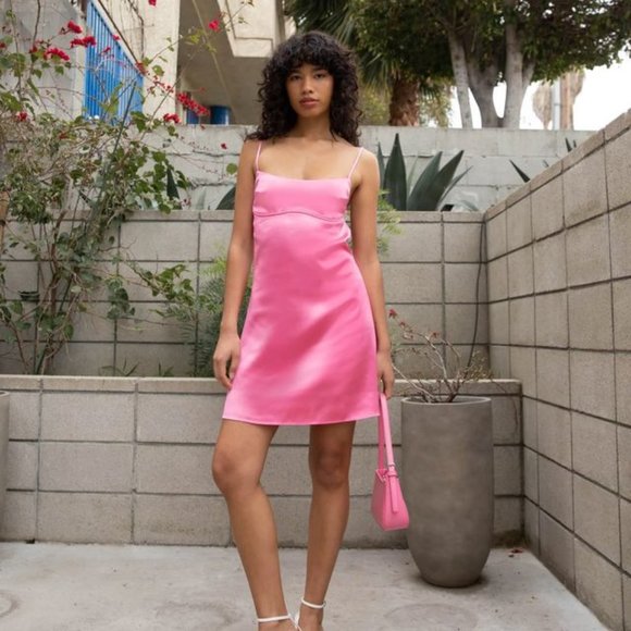 Oak + Fort satin mini-dress - Picture 1 of 3